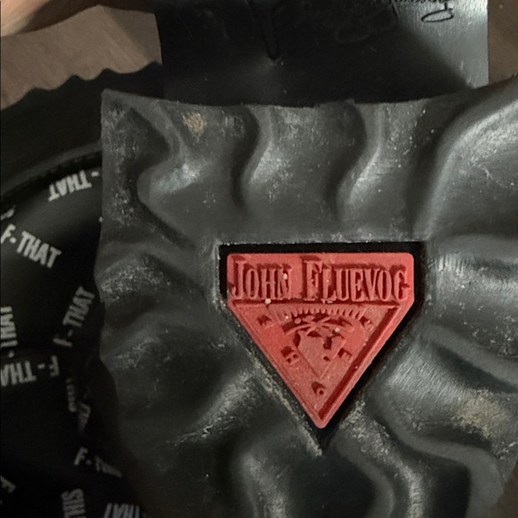 John Fluevog Black and White FShoe Revna series - Picture 2 of 7